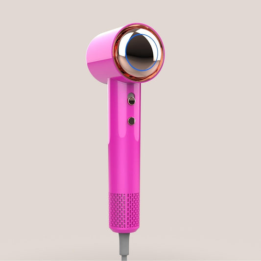 Evania - Aura High Seed Plasma Hair Dryer in vibrant pink with dual control buttons and sleek modern design for fast, efficient hair styling.